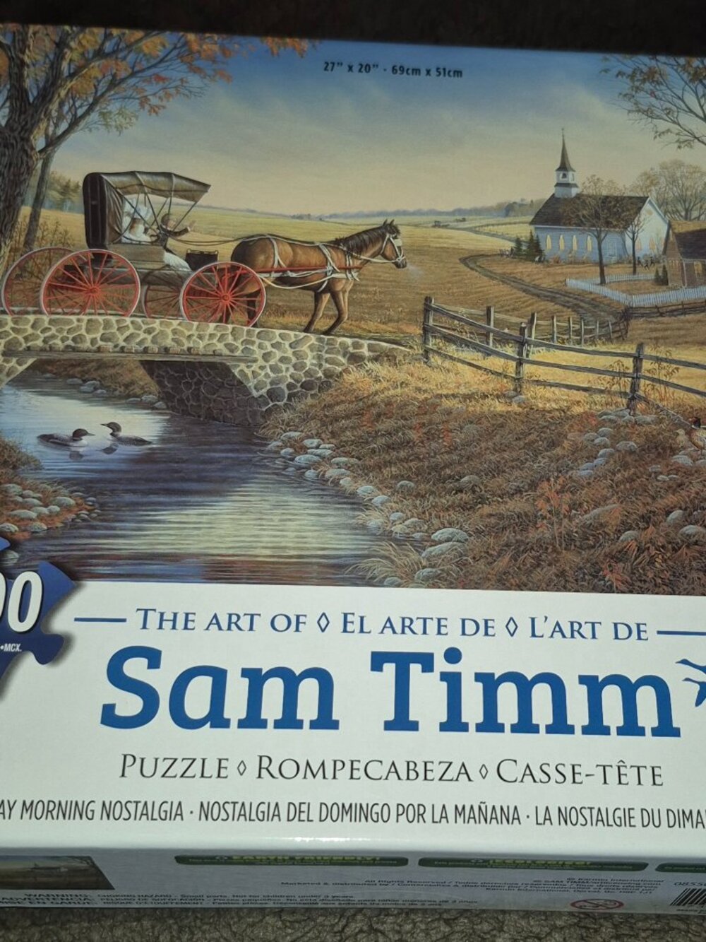 Karmin International Jigsaw Puzzle 1000 pc Sunday Morning Nostalgia BRAND NEW!!